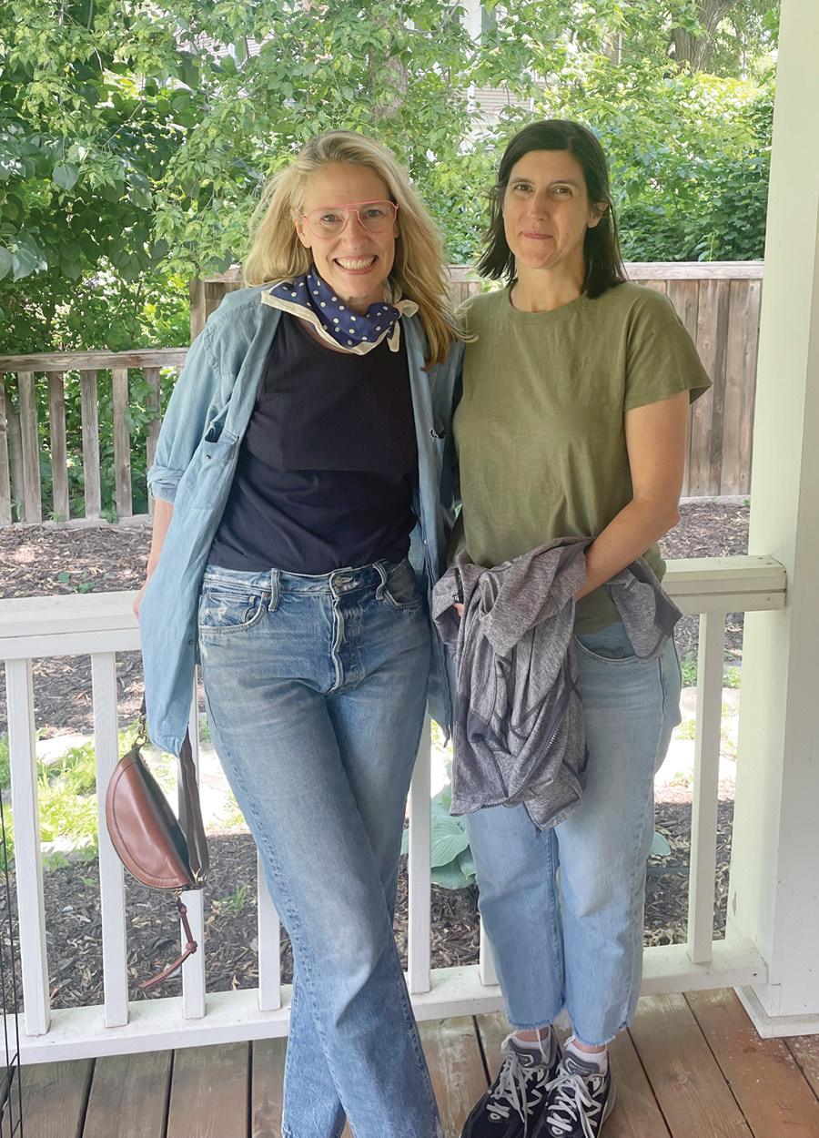 Me and Curtis Sittenfeld. Photo by Matt Carlson.