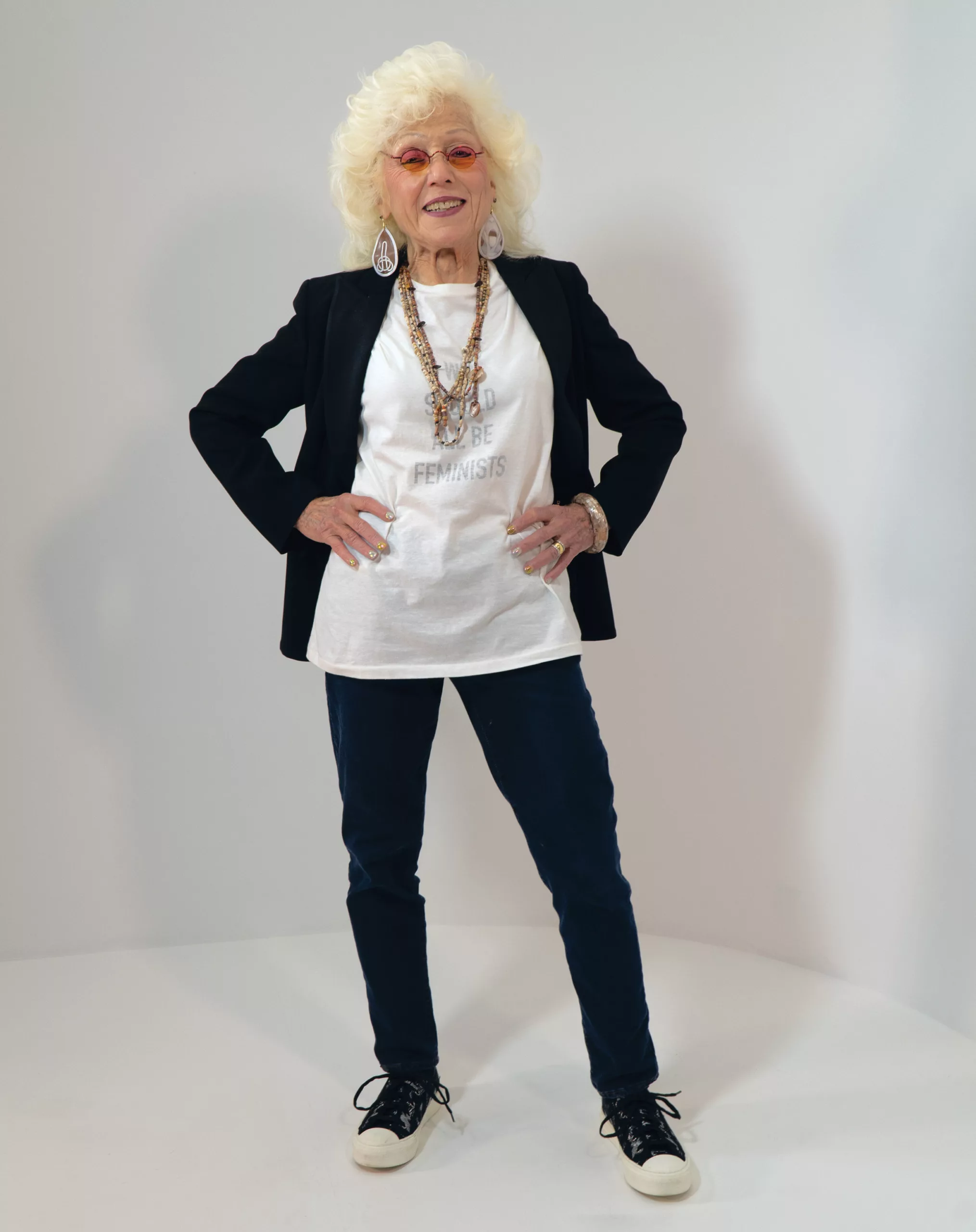 Judy Chicago, 2023. Photo by Donald Woodman.