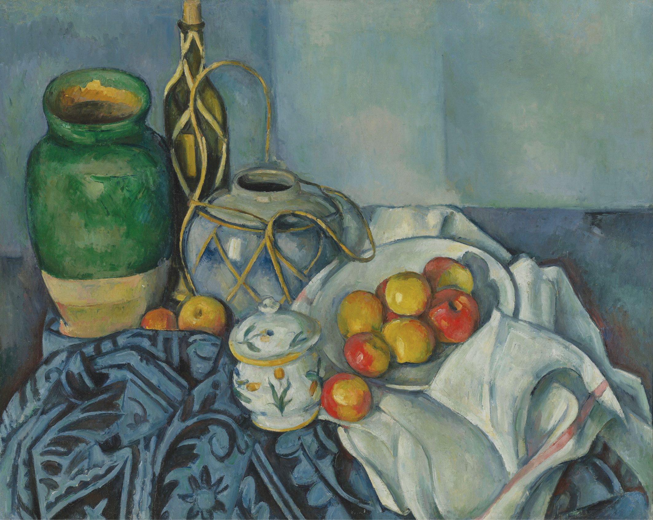 Paul Cézanne. Still Life with Apples, 1893 94. Getty Museum.